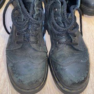 Dr. Martens steel toe ankle boots